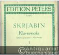 Ausgewählte Klavierwerke, Band I. Etüden Op. 8, 42, 65 (= Edition Peters, Nr. 9077a).
