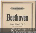 Sonate Op. 2 Nr. 2 A-Dur / A major / la majeur (= Edition Peters, Nr. 4002). Klavier zu 2 Händen.