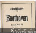 Sonate Op. 101 A dur / A major / la majeur (= Edition Peters, Nr. 4028). Klavier zu 2 Händen.