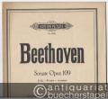 Sonate Op. 109 E dur / E major / mi majeur (= Edition Peters, Nr. 4030). Klavier zu 2 Händen.