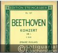 Konzert Nr. 1 C-Dur für Pianoforte, Op. 15 (= Edition Steingräber, Nr. 127). Neue Auflage.