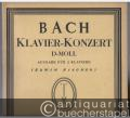 Klavier-Konzert d-Moll (= Tonmeister-Ausgabe, Nr. 12). Ausgabe für zwei Klaviere.