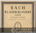 Klavier-Konzert A-Dur (= Tonmeister-Ausgabe, Nr. 11). Ausgabe für zwei Klaviere.