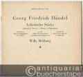 Aylesforder Stücke / Aylesford Pieces / Pieces d'Aylesford (= Edition Schott, No. 2129).