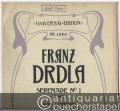 Serenade No. 1 A-Dur (Kubelik-Serenade) (= Universal Edition, No. 1556). Violine und Klavier.