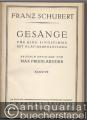Gesänge für eine Singstimme mit Klavierbegleitung, Band VII (= Edition Peters, Nr. 2270).