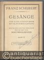 Gesänge für eine Singstimme mit Klavierbegleitung, Band IV (= Edition Peters, Nr. 791). Originalausgabe.