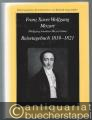 Franz Xaver Wolfgang Mozart (Wolfgang Amadeus Mozarts Sohn). Reisetagebuch 1819 - 1821.