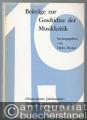 Beiträge zur Geschichte der Musikkritik (= Studien zur Musikgeschichte des 19. Jahrhunderts, Band 5).