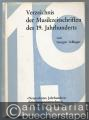 Verzeichnis der Musikzeitschriften des 19. Jahrhunderts (= Studien zur Musikgeschichte des 19. Jahrhunderts, Band 10).