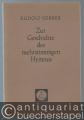 Zur Geschichte des mehrstimmigen Hymnus. Gesammelte Aufsätze (= Musikwissenschaftliche Arbeiten, Nr. 21).