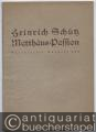 Historia des Leidens und Sterbens unsers Herrn und Heilandes Jesu Christi nach dem Evangelisten St. Matthäus (= Bärenreiter-Ausgabe 300). Partitur.