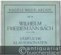 Sämtliche Klaviersonaten, Heft 2: Nr. 4-6 (= Nagels Musik-Archiv, Nr. 78).