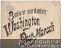 Berühmter amerikanischer Washington Post-Marsch für Pianoforte.