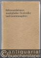 Editionsrichtlinien musikalischer Denkmäler und Gesamtausgaben (= Musikwissenschaftliche Arbeiten, Nr. 22). Beiliegend ein Brief des J. S. Bach-Instituts (gez. Dadelsen), die Umstellung des Druckverfahrens für die Kritischen Berichte von Bleisatz auf Schreibsatz (IBM) betreffend (1972).
