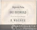 Angereihte Perlen aus „Das Rheingold“ (Vorspiel zum Ring des Nibelungen) von R. Wagner für Pianoforte (und zusammengefügt) von Alb. Heintz.