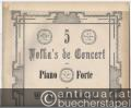 Grande Polka de Concert No. 1 Fis-Dur, Op. 48 (= 5 Polka’s de Concert pour Piano Forte, No. 1). Edition à 2 mains.