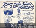 2. Komm mein Schatz in den Lunapark. Marsch-Couplet aus der Posse "Polnische Wirtschaft" mit Gesang und Tanz in 3 Akten von Kurt Kraatz u. Georg Okonkowsky.