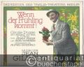 7. Sonntags hab'n wir Zeit dazu. Marschlied aus: Wenn der Frühling kommt! Große Posse mit Gesang und Tanz in 3 Akten von Jean Kren u. Georg Okonkowski.