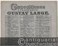 Musik (Bücher/Noten) » Noten/Partituren - Zitherklänge. Ländliches Tonbild für Pianoforte componirt von Gustav Lange, Op. 67.