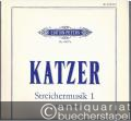 Streichermusik 1 für 14 Solostreicher (1971) (= Edition Peters, Nr. 9597a). Partitur. Autograph-Edition.