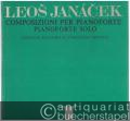 Composizioni per Pianoforte / Klavirni skladby / Klavierkompositionen (= Editio Supraphon, H. 6070 / BA 6841). Pianoforte solo.