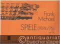 Spiele (1974/75) für Flöten, Op. 38. Alea - Kaleidophon - Ornamente - Mascherada (= ZM 2104). Partitur.