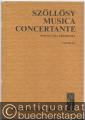 Musica concertante per piccola orchestra (1972/73) (= Editio Musica, Z. 7361). Partitura.