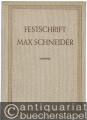 Festschrift Max Schneider zum achtzigsten Geburtstage.
