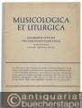 Musicologica et Liturgica. Gesammelte Aufsätze von Christhard Mahrenholz.
