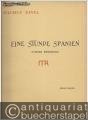 Eine Stunde Spanien [Die spanische Stunde] (L'Heure Espagnole). Musikalische Komödie in ein [einem] Akt. Klavierauszug mit Gesang vom Komponisten.