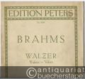 Walzer / Waltzes / Valses Op. 39 (= Edition Peters, Nr. 3666). Klavier zu 2 Händen.