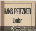 Lieder für Bariton.