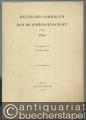 Deutsches Jahrbuch der Musikwissenschaft. 1. Jahrgang 1956.