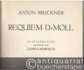 Requiem d-Moll. Klavierauszug.