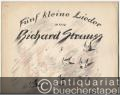 Einerlei, Op. 69 No. 3 (= Fünf kleine Lieder nach Gedichten von A. von Arnim und H. Heine von Richard Strauss). Hoch (C-Dur).
