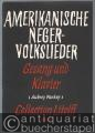 Amerikanische Neger-Volkslieder. Ausgewählt und für Singstimme und Klavier bearbeitet von Aubrey Pankey. Im Anhang: Aubrey Pankey: Legend/Legende (= Collection Litolff, Nr. 5208).