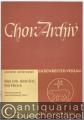 Nun lob, mein Seel, den Herren. Choralmotette für zwei vierstimmige Chöre. Chor-Archiv (= Bärenreiter-Ausgabe 2911).