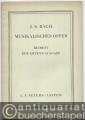 J. S. Bach Musikalisches Opfer. Beiheft zur Urtext-Ausgabe. Bemerkungen zur Textkritik und Darstellung des Werkes.