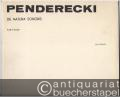 De natura sonoris [No. 1] na orkiestre symfoniczna / for Symphony Orchestra / für Sinfonieorchester (1966) (= PWM 6689). Partitura.