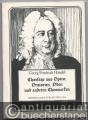 Georg Friedrich Händel. Chorsätze aus Opern, Oratorien, Oden und anderen Chorwerken. Empfehlungen zur Repertoire- und Programmgestaltung der Chöre des künstlerischen Volksschaffens der DDR.