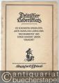 Deutscher Liederschatz. Die schoensten Weisen der alten Sammlung Ludwig Erks neu bearbeitet und durch hundert Lieder vermehrt (= Edition Peters, Nr. 395).