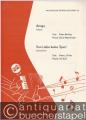 Amigo (Calypso). Von Liebe keine Spur! (Swing-Foxtrot) (= Akkordeon-Doppelausgabe 131).