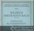 Sämtliche Klaviersonaten, Heft 1: Nr. 1-3 (= Nagels Musik-Archiv, Nr. 63).