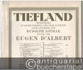 Tiefland. Musikdrama in einem Vorspiel und zwei Aufzügen. Fantasie für Klavier.