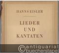 Lieder und Kantaten, Band 8.