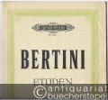 Etüden / Studies / Etudes. 25 leichte Etüden von Henri Bertini, Op. 100 (= Edition Peters, Nr. 181b).