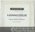 Zweite Sonate für Klavier (in Form von Variationen) op. 6 (= Edition Breitkopf, Nr. 4013).