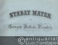 STABAT MATER von Giovanni Battista Pergolese. Vollständiger Klavierauszug nach der Original-Partitur eingerichtet von J. P. Schmidt.