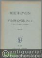 Symphonie Nr. 1 C-Dur Op. 21 (= Edition Peters Nr. 501). Taschenpartitur.